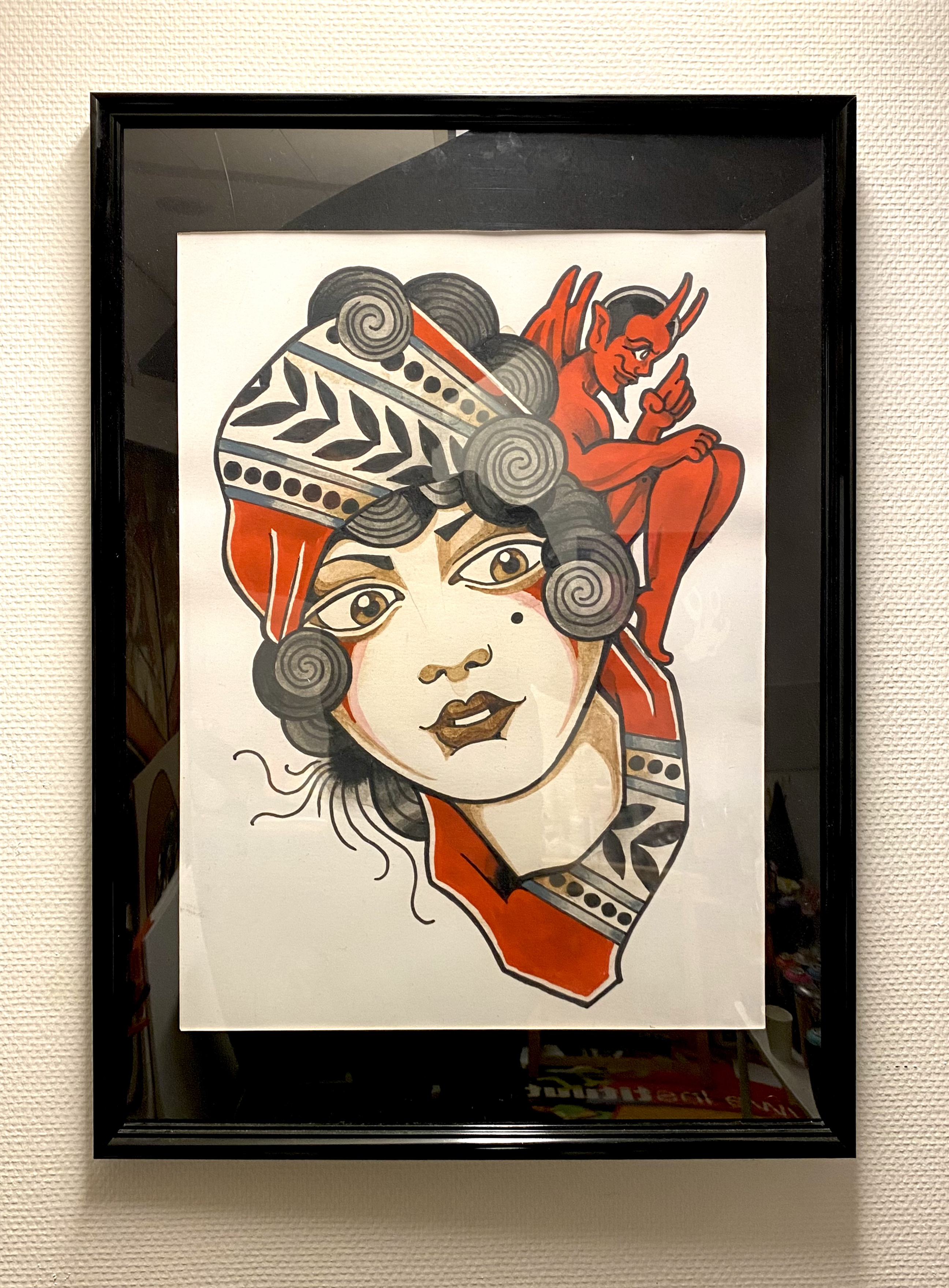 Colorful limited edition art print by Geoffrey Zijffers
